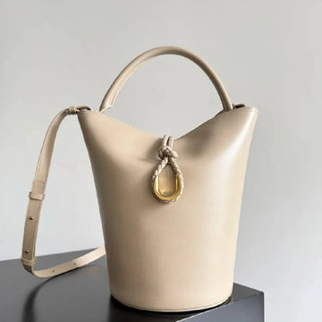 Bv 25S Medium Liberta 30CM Beige Calfskin Ghw