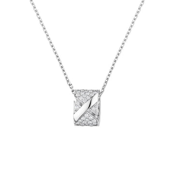 Liens Evidence Diamond Paved Necklace