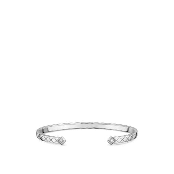 Crush Bracelet Open Cuff Silver