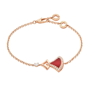 Bvl Rose Gold Divas Dream Diamond & Carnelian Bracelet