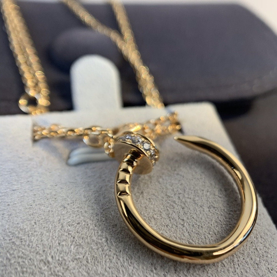 Juste Necklace Pink Gold Diamonds
