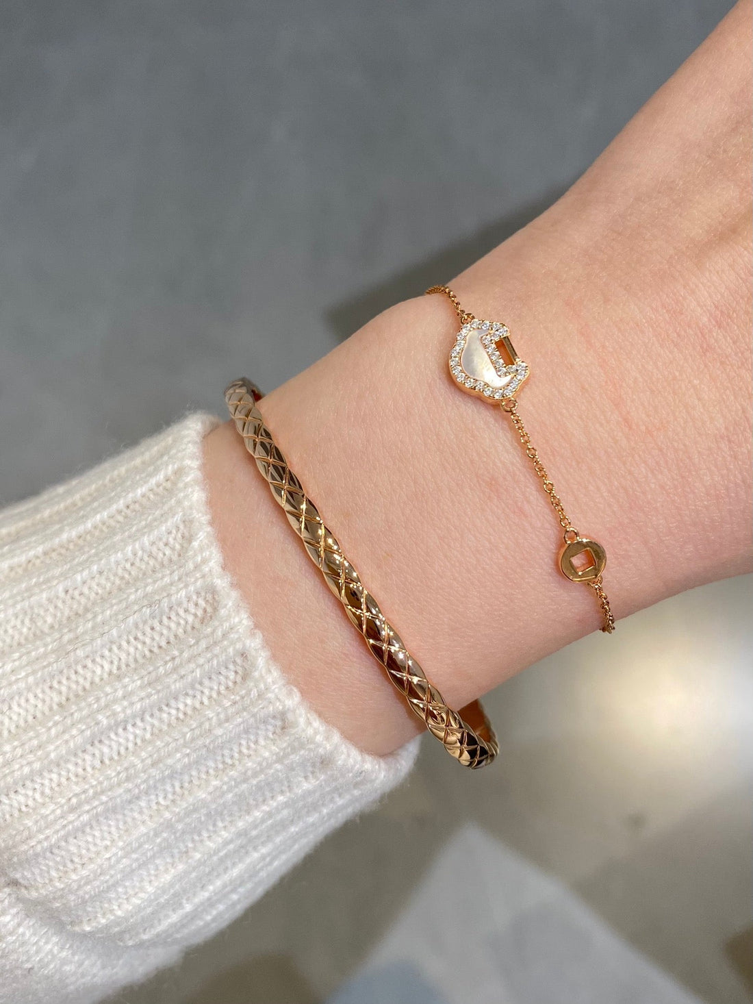 Crush Bracelet Open Cuff 2 Diamond