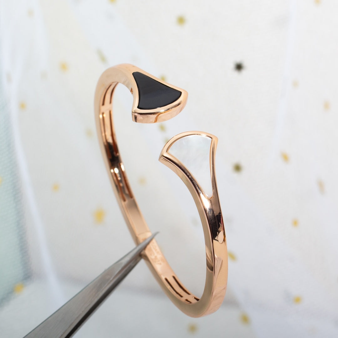 Dream Bracelet Open Pink Gold Mop