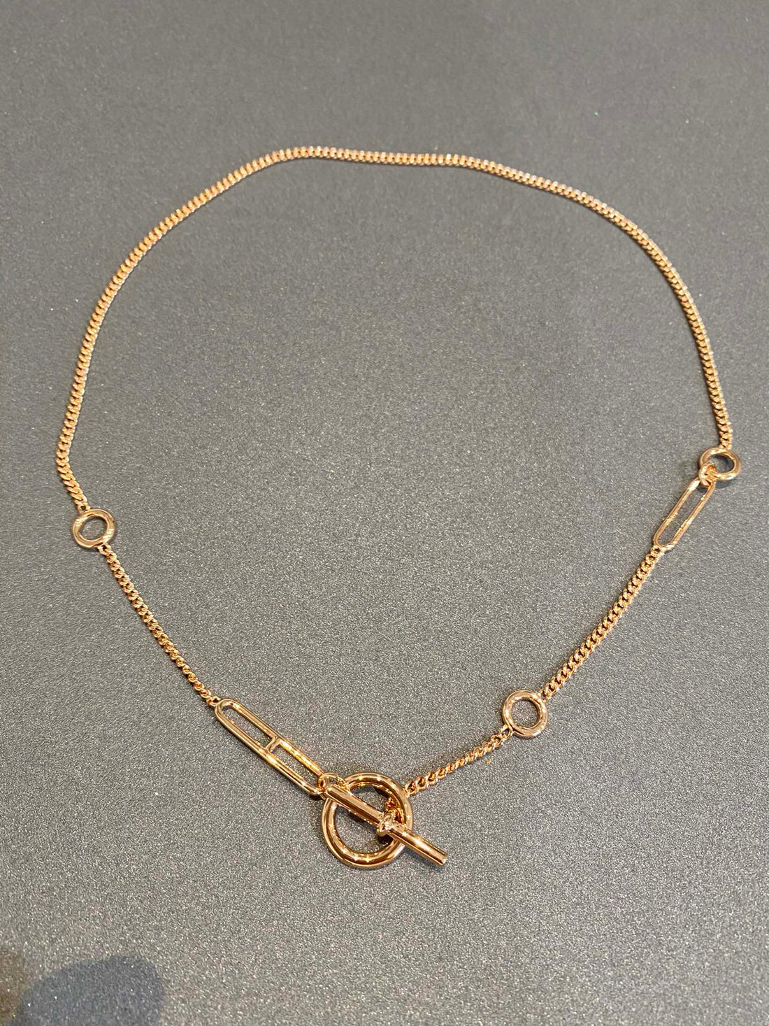 Echappee Pink Gold Necklace