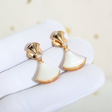 Dream Mop Pink Gold Earrings