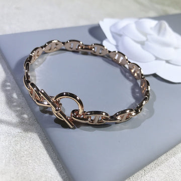 Chaine Bracelet Pink Gold