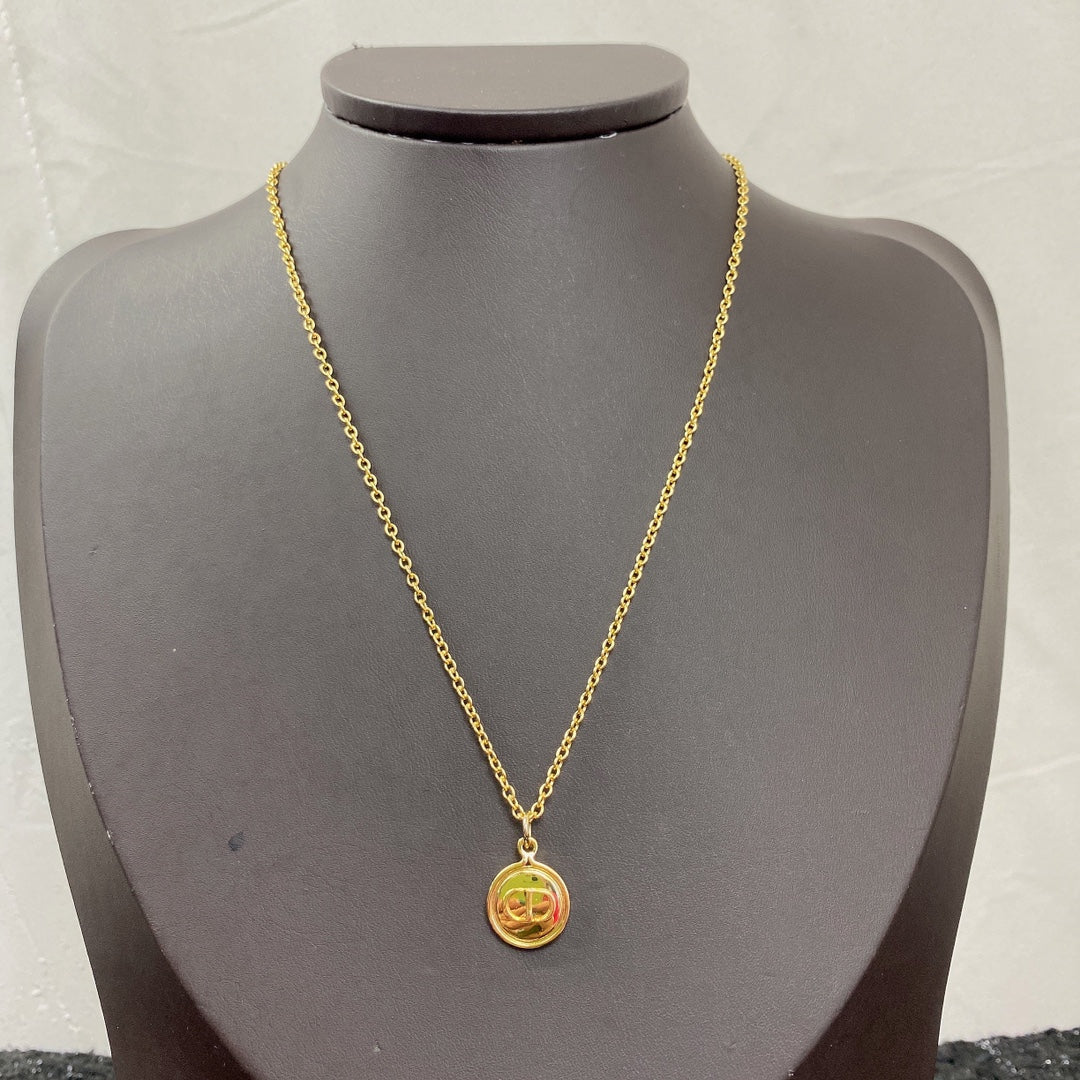 CD Pedant Gold Necklace