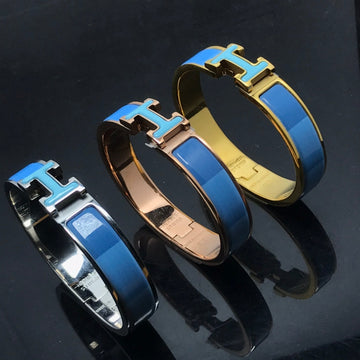 H Bracelet Blue Rainbow Ceramic