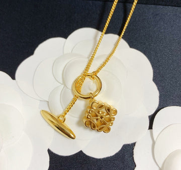 Anagram Gold Necklace