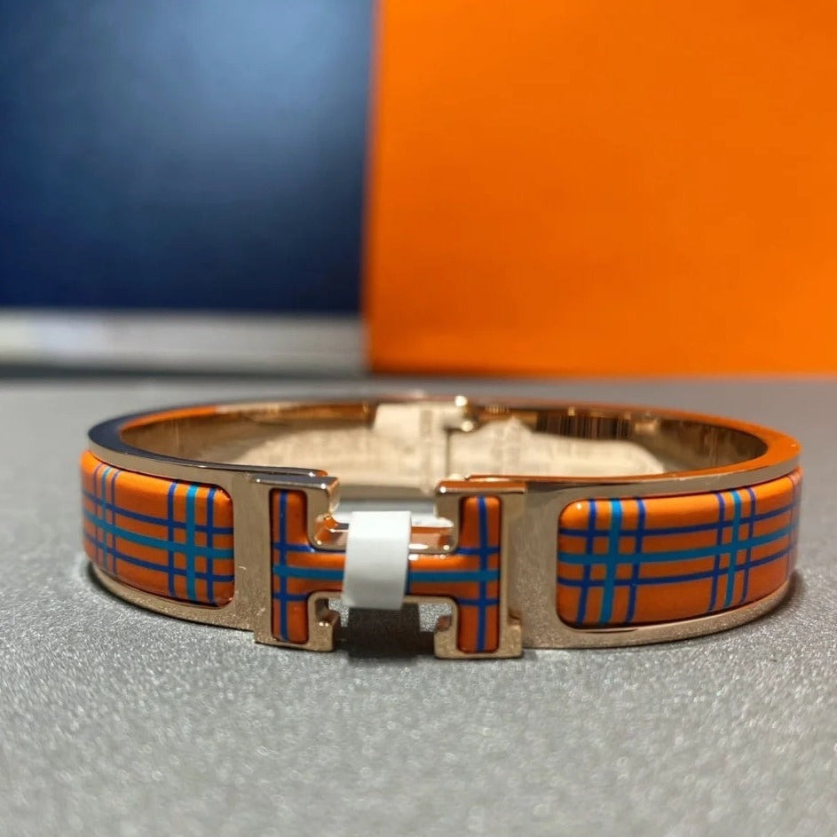 H Tartan Bracelet 12MM