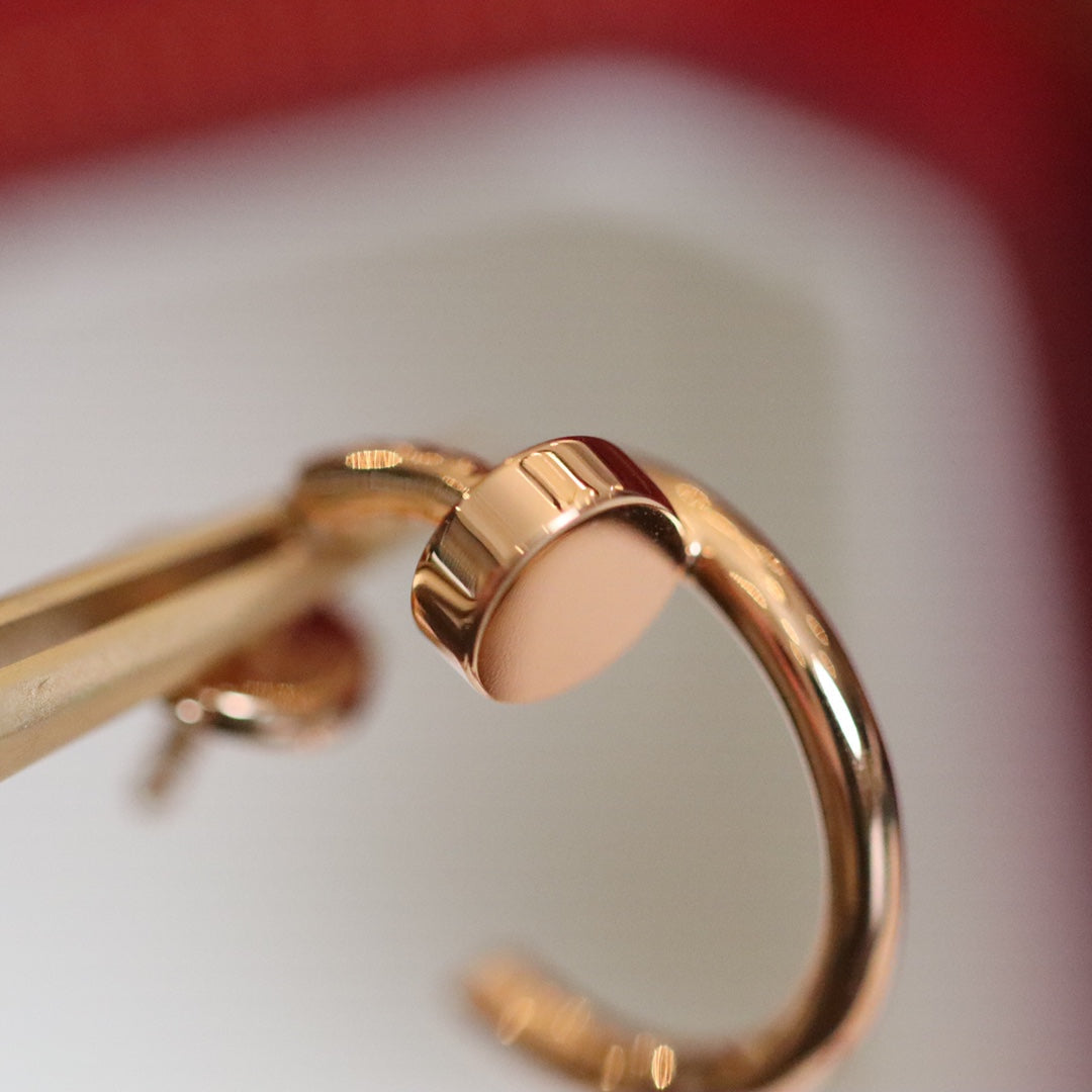 Juste Earrings Pink Gold