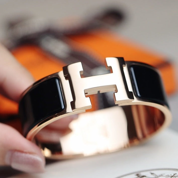 H Bracelet 18MM Pink Gold