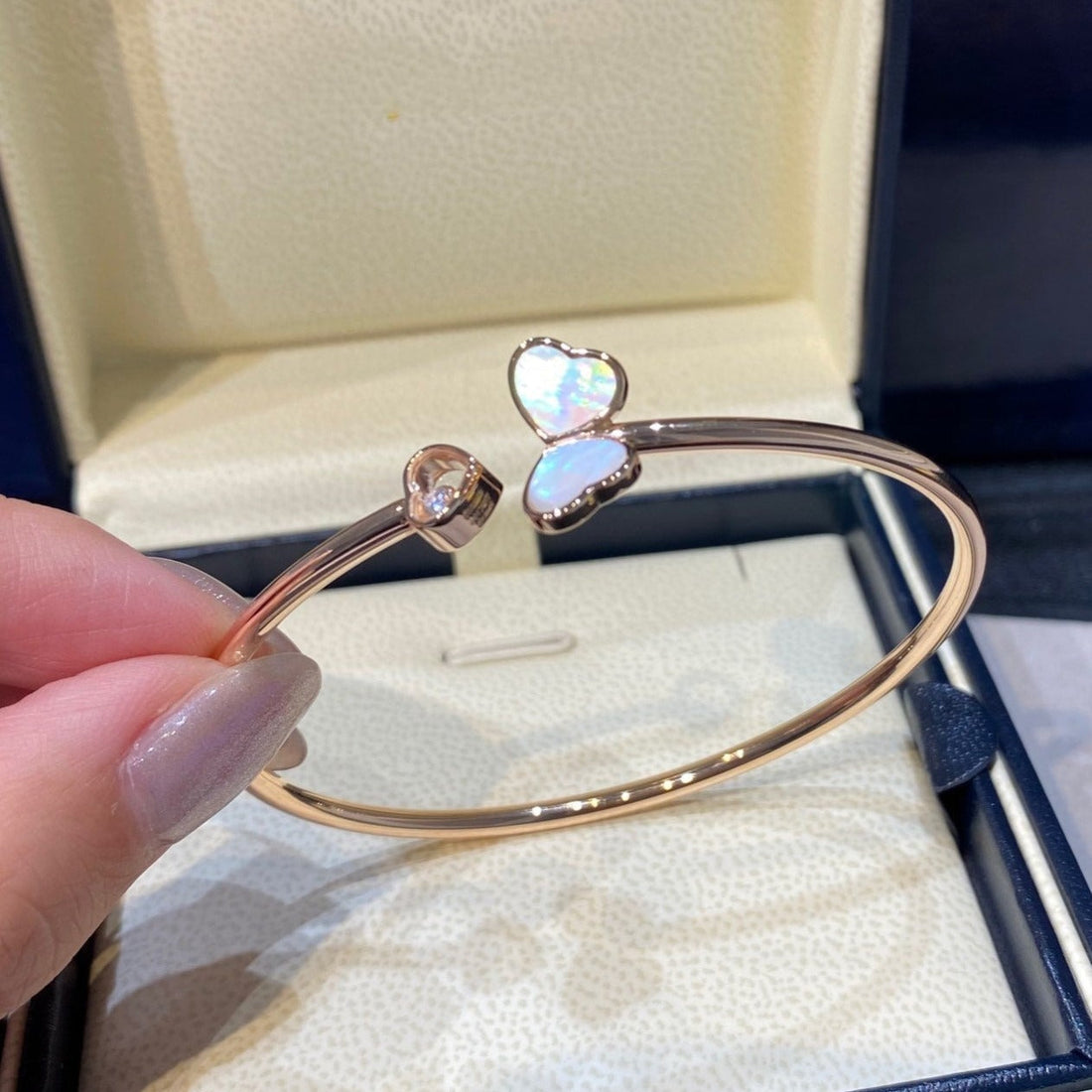 Happy Heart Mop Pink Gold