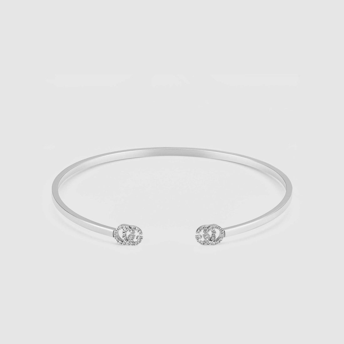 GG Open Bracelet Diamond