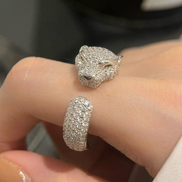 Panthere 5.5mm All Diamond Ring