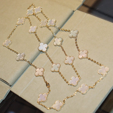 Clover 20 Motifs White Mop Gold
