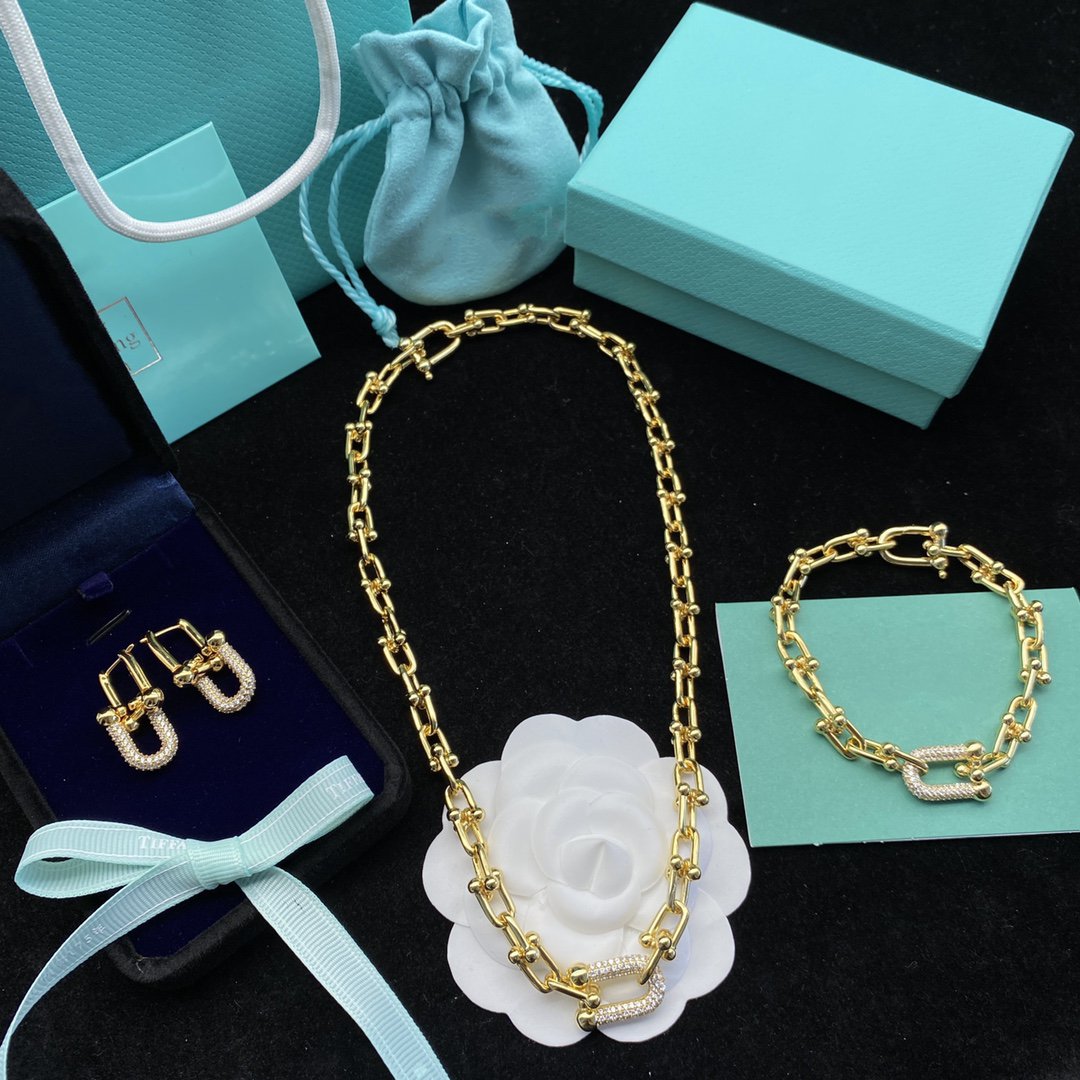 Hardwear Link Diamond Gold Earrings