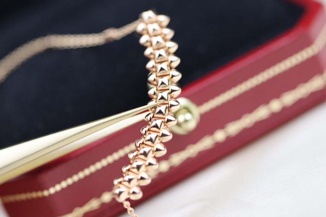 Clash Pink Gold Necklace