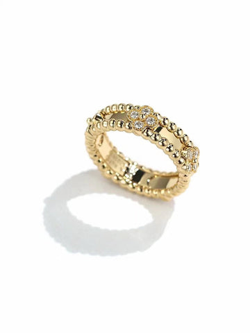 Perlee Gold Diamond Ring