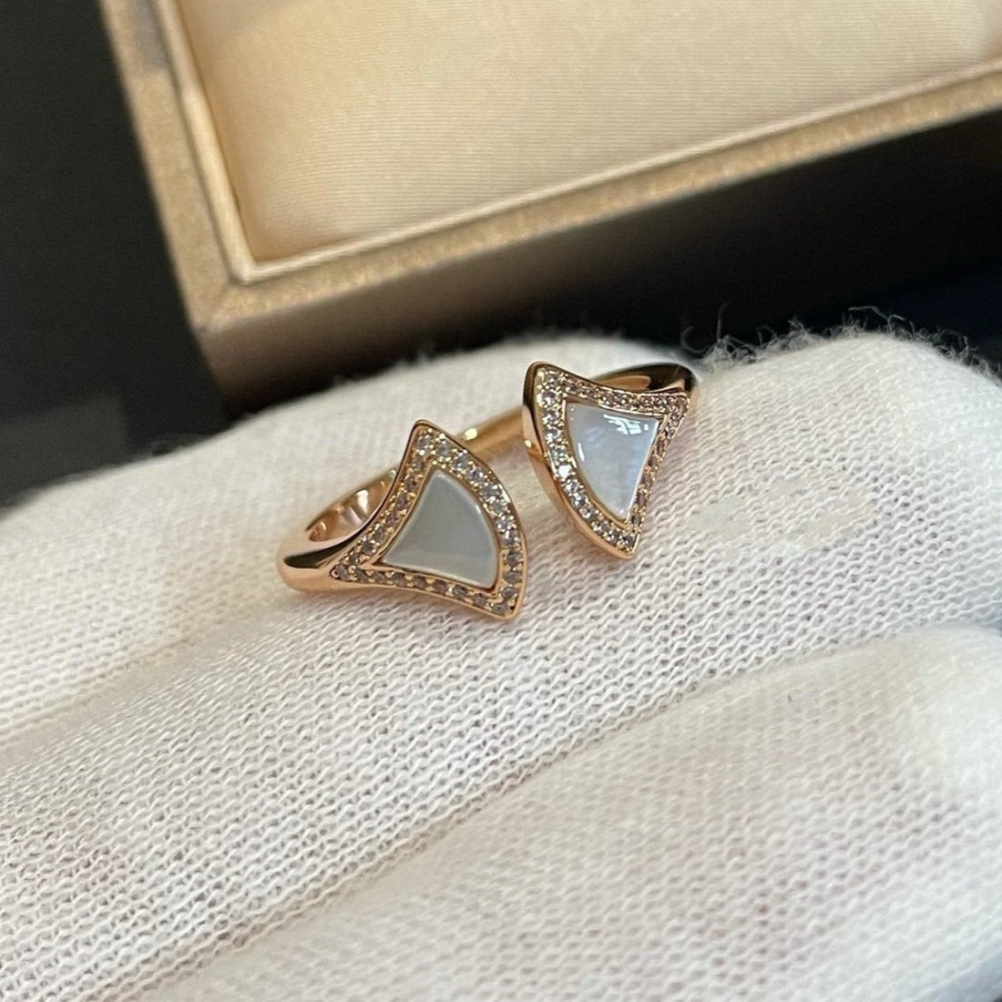 Dream Mop Diamond Open Ring