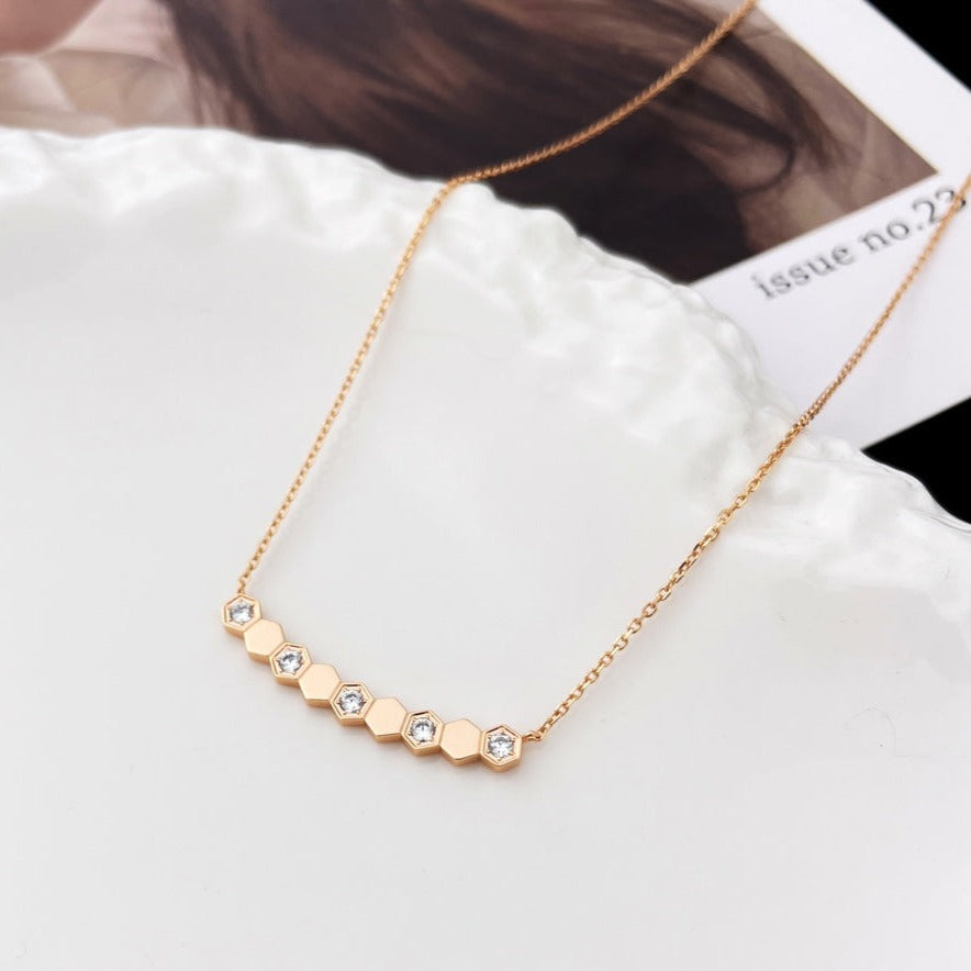 Bee My Love Diamond Necklace