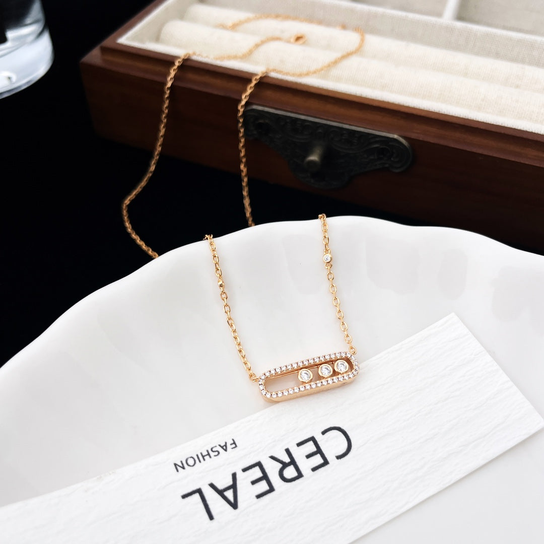 Baby Move Diamond Paved Necklace