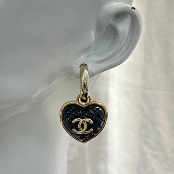 Heart CC Quilted Drop Earrings