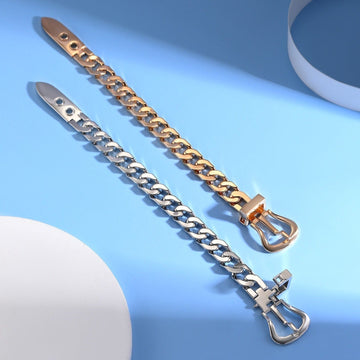 Hm Boucle Sellier Large Bracelet