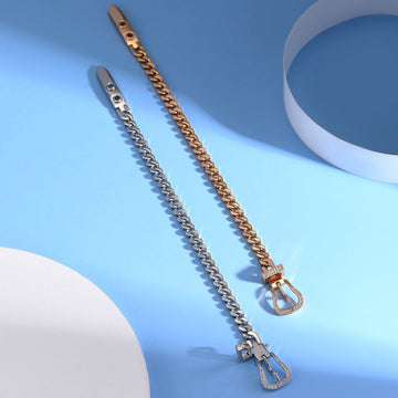 Hm Boucle Sellier Diamond Bracelet