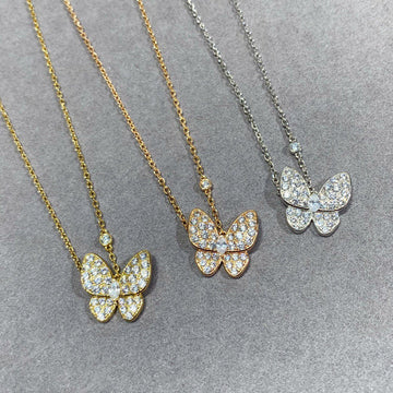 Butterfly Medium Diamond Necklace