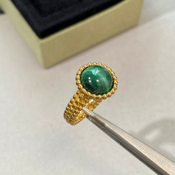 Couleurs Malachite Pink Gold Ring