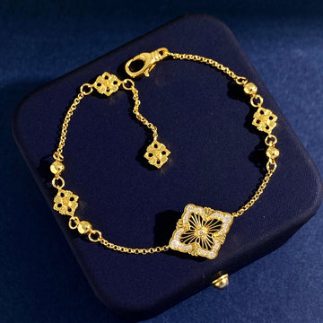 Opera Tulle Flexible Gold Bracelet