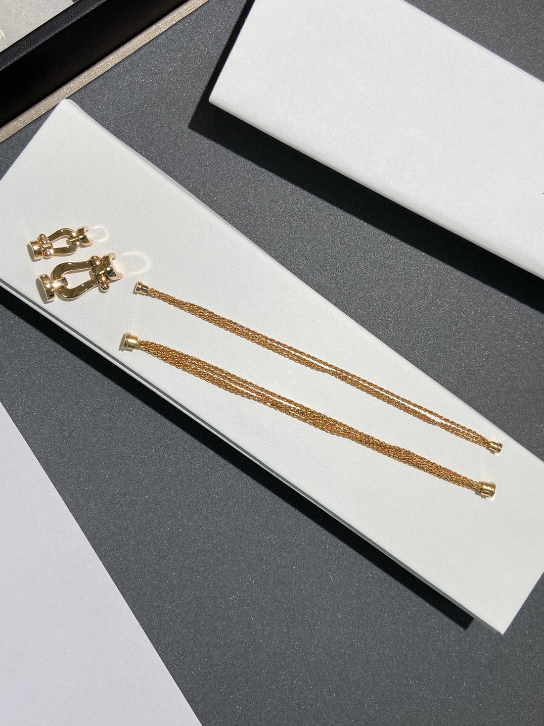 Force 10 Multichain Pink Gold Bracelet
