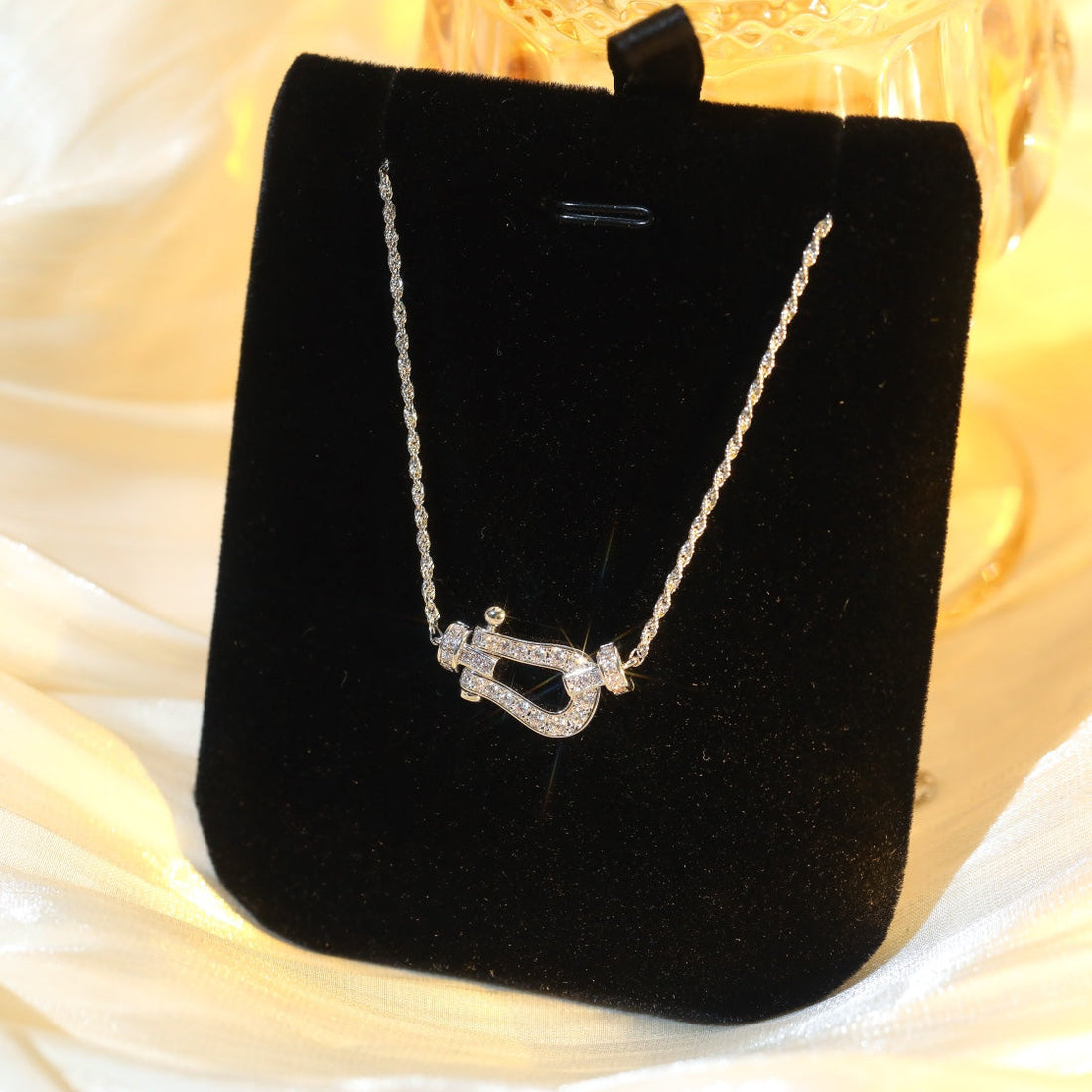 Force 10 Diamond Silver Necklace Mini Model