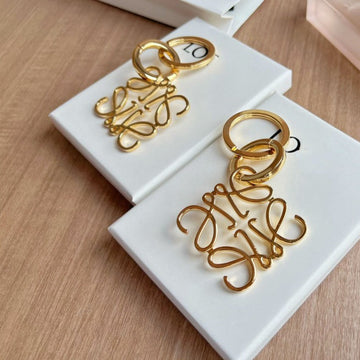 Large Anagram Drop Earrings