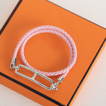 Toulis Double Tour Silver Bracelet