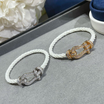 Force 10 Medium White Corderie Diamond