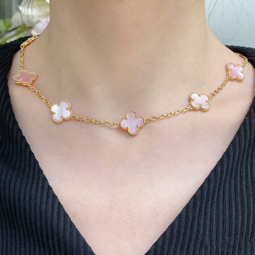 Clover 10 Motif Pink Mop