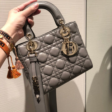 Small Lady 20 My Abc Grey Lambskin