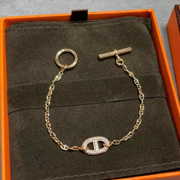 Chaine Echappee Diamond Link Bracelet