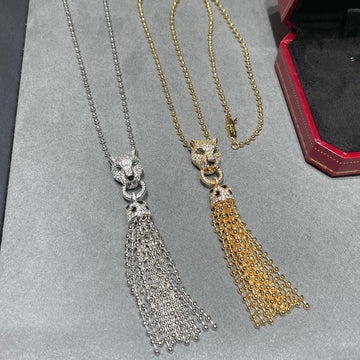 Panthere Pedant Diamond Necklace