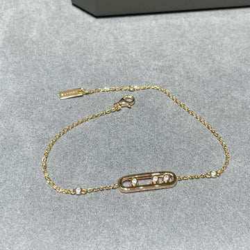 Baby Move Pink Gold Diamond Bracelet
