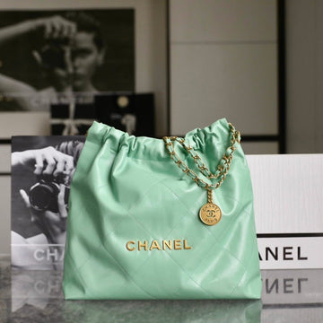 CC 22 Antiba Hobo Bag Light Green 39CM