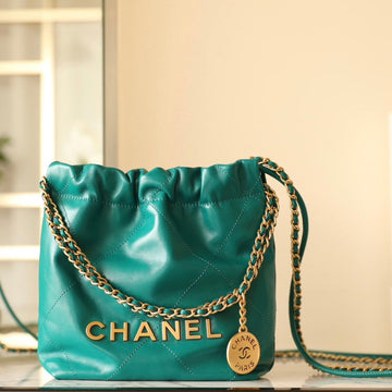 CC 22 Antiba Hobo Bag Green 20CM