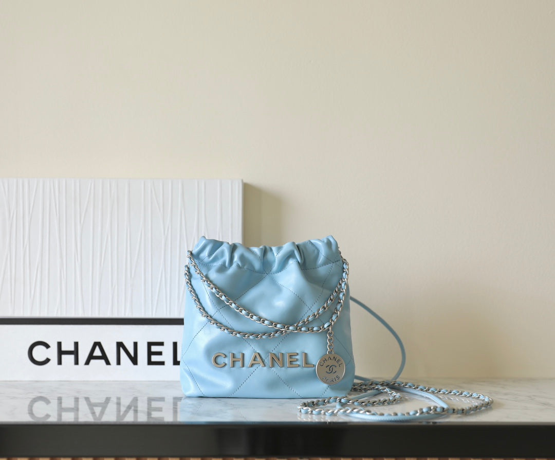 CC 22 Antiba Hobo Bag Cloud Blue 20CM
