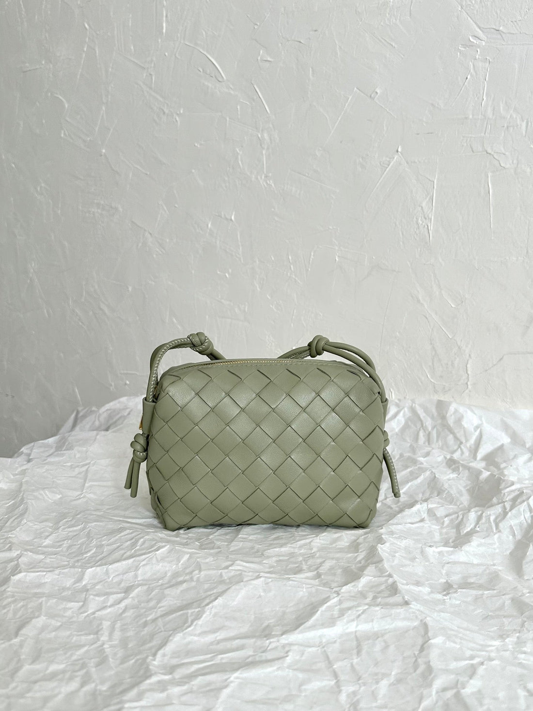 Bv Loop Mini 17CM Khaki Calfskin