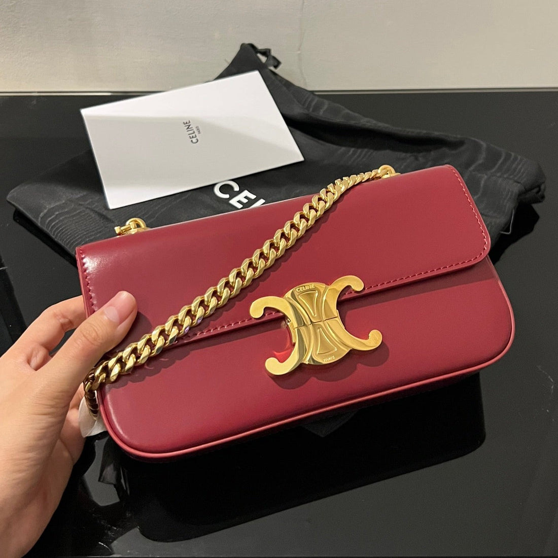 Classic Triomphe 20 Red Calfskin