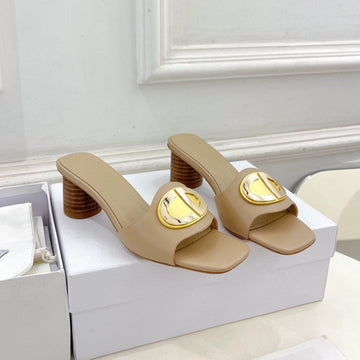 CD Forever Heeled 5CM Beige