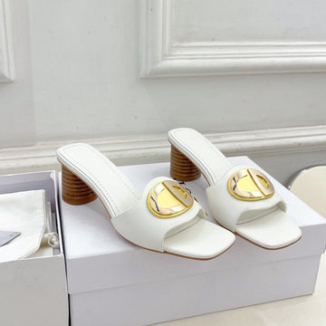 CD Forever Heeled 5CM White