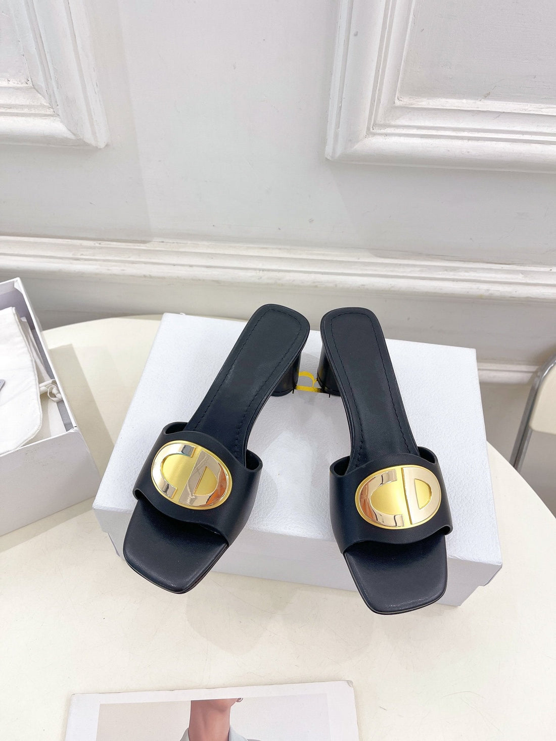 CD Forever Heeled 5CM Black